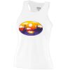 Girls Poly/Spandex Solid Racerback Tank Thumbnail